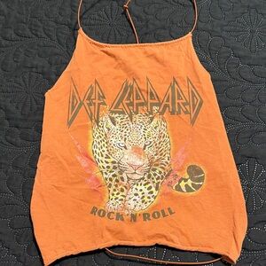 🖤 3 for $15 🖤 Def Leppard halter crop
